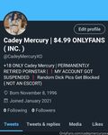Onlyfans Leaked Photos - Cadeymercuryxxx - Photos