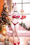 Bikini - Hane Ame Christmas Bunny 2023 - Hane Photos Ame 2023 Christmas Bunny Cosplay