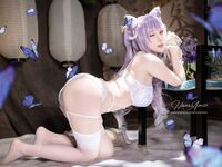 Bikini - Hane Ame Keqing Genshin Impact - Hane Genshin Photos Keqing Ame Impact Cosplay