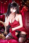 Bikini - Hane Ame Kurumi Tokisaki Red Dress - Hane Kurumi Photos Tokisaki Ame Dress Red Cosplay
