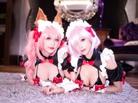 Bikini - Hane Ame Tamamo Maid Mashu Kyrielight Maid Hana Bunny Haneame - Hane Haneame Photos Mashu Tamamo Ame Kyrielight Hana Maid Bunny Cosplay