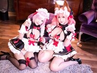Bikini - Hane Ame Tamamo Maid Mashu Kyrielight Maid Hana Bunny Haneame - Hane Haneame Photos Mashu Tamamo Ame Kyrielight Hana Maid Bunny Cosplay