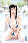 Bikini - Hane Ame Tifa Swimsuit - Hane Photos Ame Swimsuit Tifa Cosplay