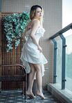 Asian - Qiuhekeji 091 White Dress - Photos White 091 Dress Qiuhekeji Chinese