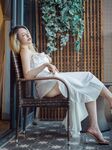 Asian - Qiuhekeji 091 White Dress - Photos White 091 Dress Qiuhekeji Chinese